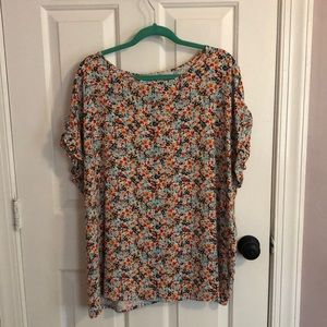 Loft Plus Floral Blouse